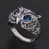 Image of Classical Rhinestones Owl Ring [FREE]