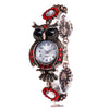 Image of Vintage Rhinestone Owl Watch