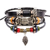 Image of Vintage Owl Leather Bracelets