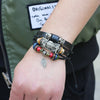 Image of Vintage Owl Leather Bracelets