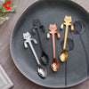 Image of Stainless Steel Cat coffee spoon