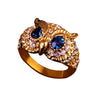 Image of Classical Titanium Owl Ring