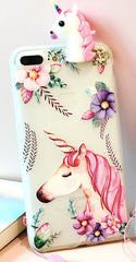 Cute 3D Unicorn Flower Case [Free]