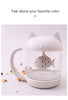 Image of Cute Cat Glass Mug With Infuser