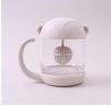 Image of Cute Cat Glass Mug With Infuser