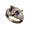 Image of Classical Rhinestones Owl Ring [FREE]