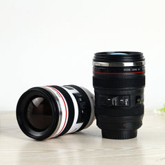 Camera Lens Shape Travel Mug