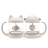 Image of Cute Cat Glass Mug With Infuser