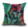 Image of Leaves Patterned Pillowcase