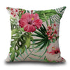 Image of Leaves Patterned Pillowcase