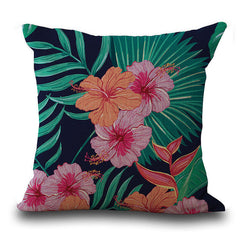 Leaves Patterned Pillowcase