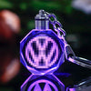 Image of Lazer Engraved Crystal Car Keychain