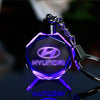 Image of Lazer Engraved Crystal Car Keychain