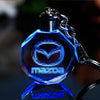 Image of Lazer Engraved Crystal Car Keychain