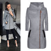 Image of High Collar Hooded Winter Jacket