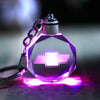 Image of Lazer Engraved Crystal Car Keychain