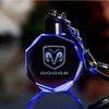 Image of Lazer Engraved Crystal Car Keychain