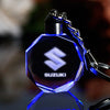 Image of Lazer Engraved Crystal Car Keychain