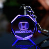 Image of Lazer Engraved Crystal Car Keychain