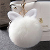 Image of Pom Pom  Rabbit Keychains