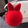 Image of Pom Pom  Rabbit Keychains