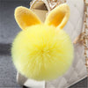 Image of Pom Pom  Rabbit Keychains