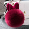 Image of Pom Pom  Rabbit Keychains