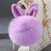 Image of Pom Pom  Rabbit Keychains