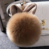 Image of Pom Pom  Rabbit Keychains