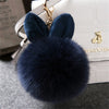 Image of Pom Pom  Rabbit Keychains