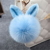 Image of Pom Pom  Rabbit Keychains